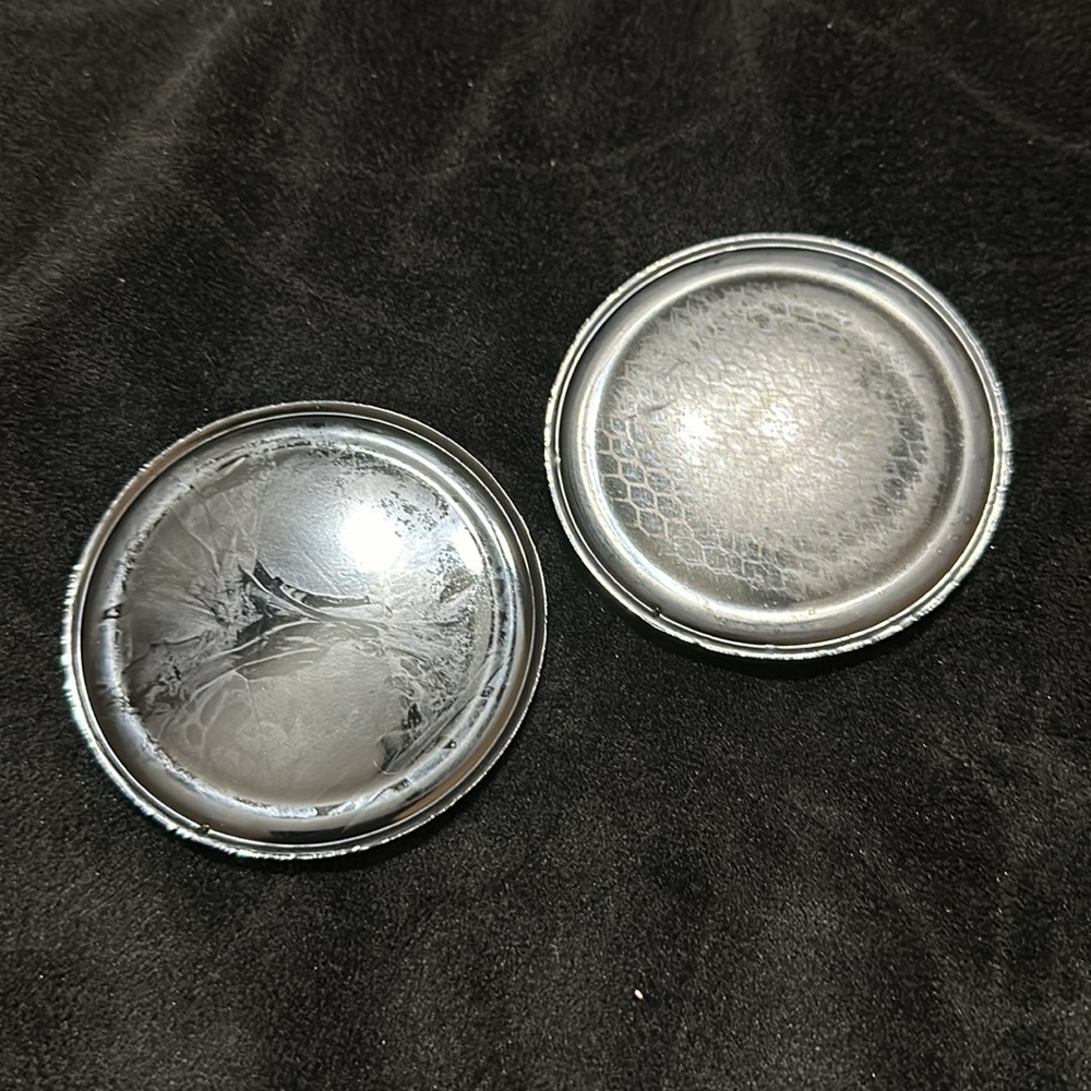 Black Honestcomb Car Coasters - Picture 2 of 2